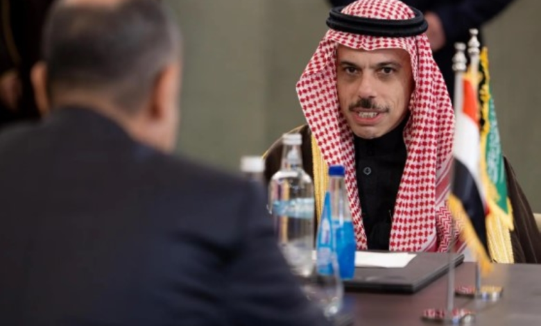 مباحثات وزير الخارجية السعودي ونظيره المصري حول غزة والمنطقة