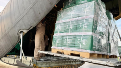 وصول الطائرة الإغاثية السعودية الـ 78 لدعم غزة بمساعدات عاجلة