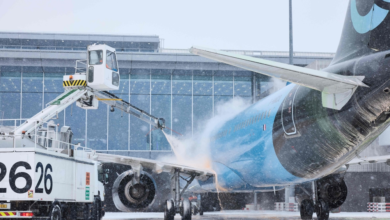 إلغاء رحلات جوية في باريس: الثلوج تشل مطاري شارل ديغول وأورلي