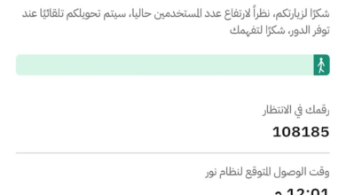 نظام نور يفعّل قوائم الانتظار لاستيعاب ضغط نتائج الطلاب