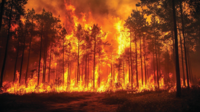 South African fires destroy 100,000 hectares and homes in the Western Cape