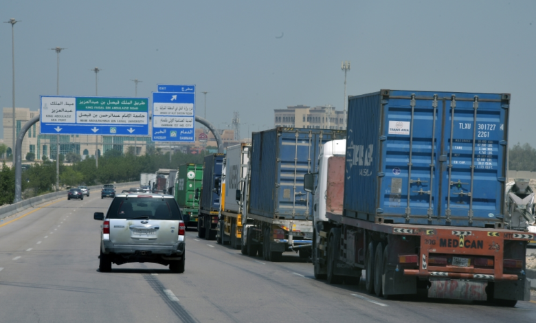 A logistics center at King Fahd Airport to end truck congestion