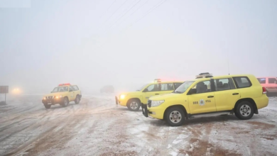 حالة الطقس اليوم: انخفاض الحرارة وصقيع ورياح نشطة بالسعودية