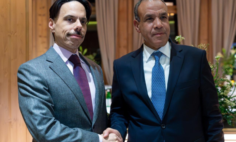 فيصل بن فرحان يلتقي نظيره المصري في دافوس لبحث مستجدات المنطقة