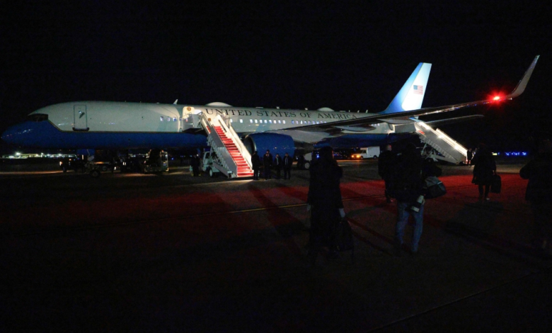 Plane malfunction delays Trump's arrival at Davos forum by 3 hours