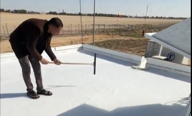 A severe cold wave hits northern Saudi Arabia: frost and sub-zero temperatures