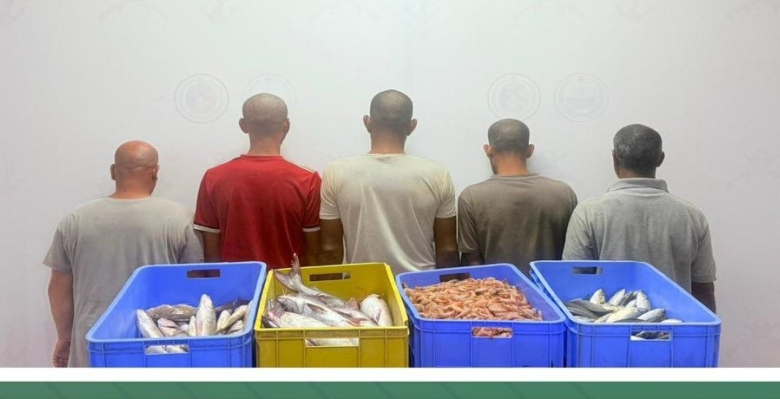 حرس الحدود بجازان يضبط 5 مخالفين للصيد دون تصريح