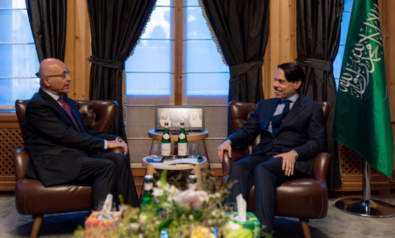 The Foreign Minister discusses the refugee issue with the UN High Commissioner in Davos