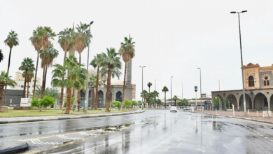 طقس المدينة المنورة اليوم: أمطار غزيرة وتحذيرات الأرصاد