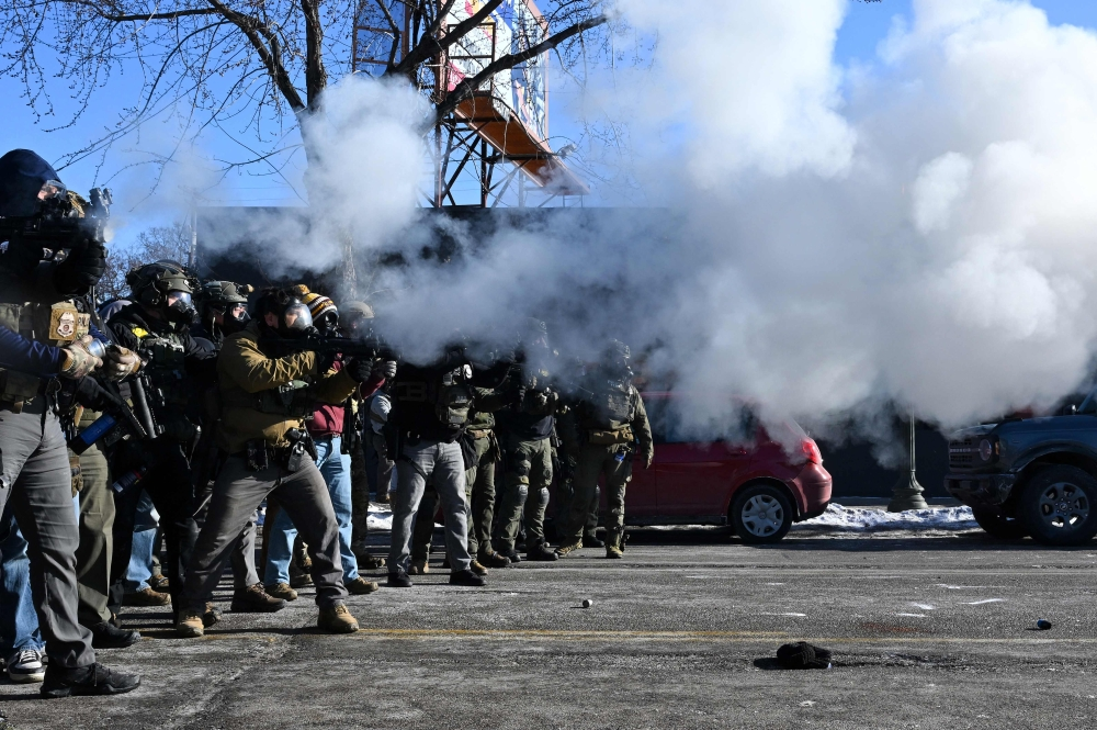 عناصر فيدرالية في مينيابوليس