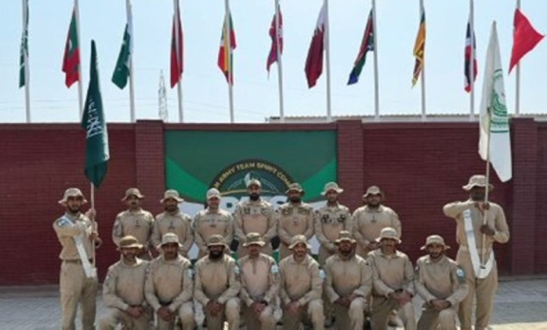 الداخلية السعودية تشارك في مسابقة روح الفريق العسكرية بباكستان