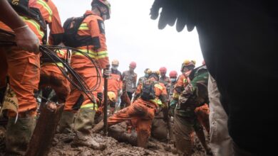 إندونيسيا: ارتفاع وفيات انهيار جاوة الغربية إلى 50 شخصاً