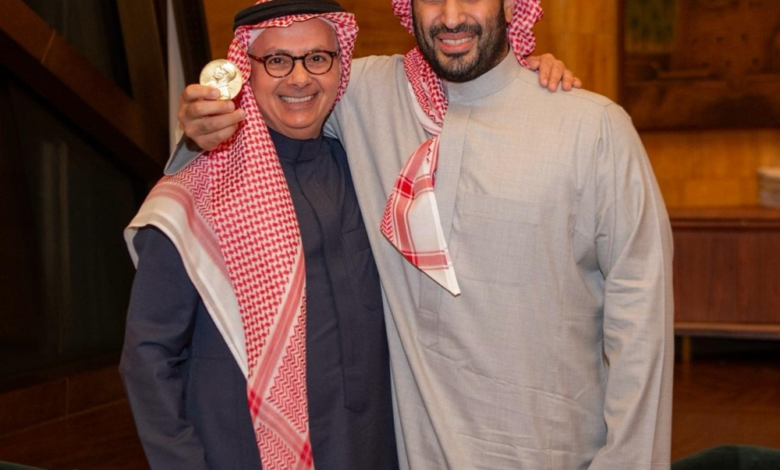 Crown Prince receives Omar Yaghi, winner of the 2025 Nobel Prize in Chemistry