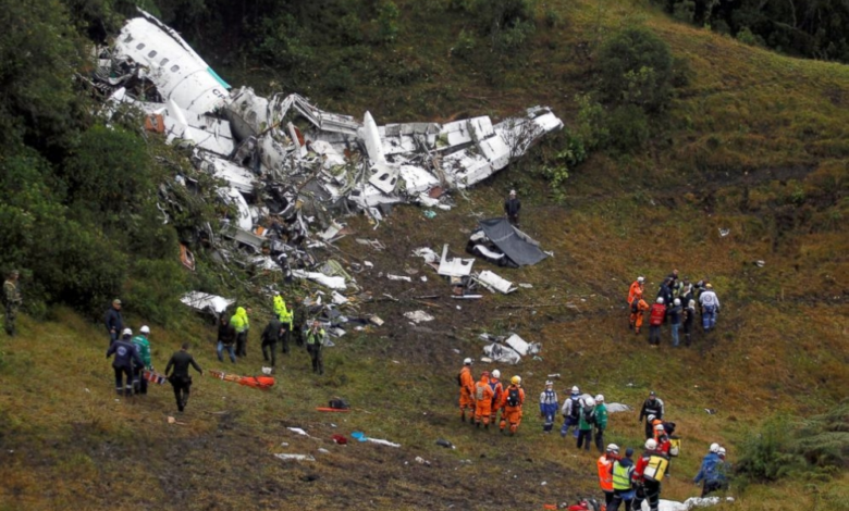 مصرع 15 شخصاً في تحطم طائرة ساتينا في كولومبيا