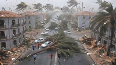 العاصفة كريستن في البرتغال: 4 قتلى وانقطاع الكهرباء