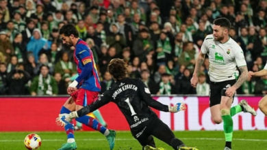 برشلونة يهزم راسينغ ويتأهل لربع نهائي كأس ملك إسبانيا