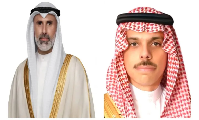 Faisal bin Farhan and Jarrah Al-Sabah discuss regional developments