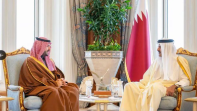 Saudi Defense Minister meets with the Emir of Qatar: Discussing regional developments