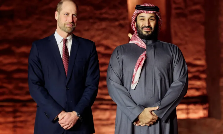 محمد بن سلمان والأمير ويليام في جولة بالدرعية - تفاصيل الزيارة