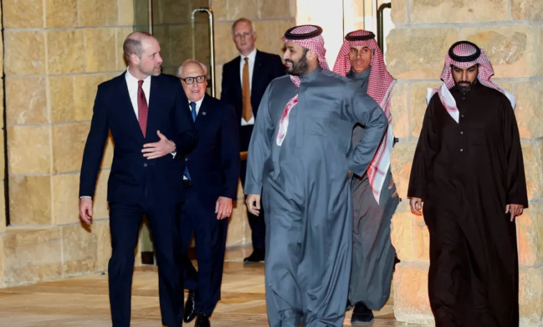 محمد بن سلمان والأمير ويليام في الدرعية: جولة تاريخية