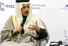 وزير الخارجية السعودي يؤكد حق الفلسطينيين في تقرير المصير