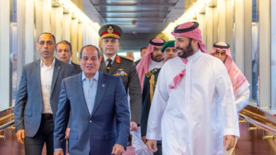 محمد بن سلمان والسيسي يبحثان تطورات المنطقة وتنسيق المواقف