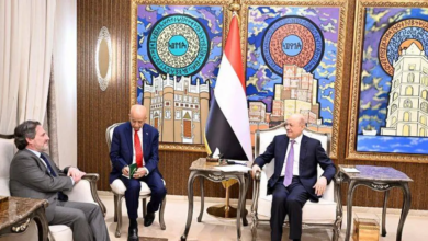 العليمي: احتكار الدولة للسلاح شرط أساسي للسلام في اليمن