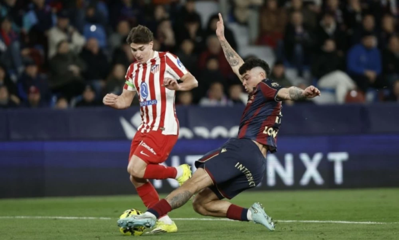 أتلتيكو مدريد يتعثر بالتعادل أمام ليفانتي في الدوري الإسباني