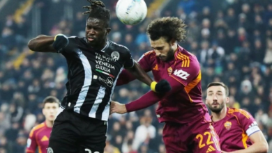 أودينيزي يهزم روما 1-0: ترتيب الدوري الإيطالي وتفاصيل المباراة