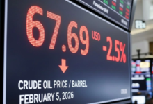 تراجع أسعار النفط 2.5% مع ترقب محادثات أمريكا وإيران في عمان