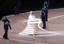 Abdulaziz bin Turki attends the opening of the Milan 2026 Winter Olympics
