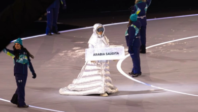 Abdulaziz bin Turki attends the opening of the Milan 2026 Winter Olympics