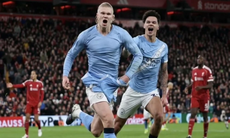 Manchester City beat Liverpool 2-1 and are chasing Arsenal in the Premier League