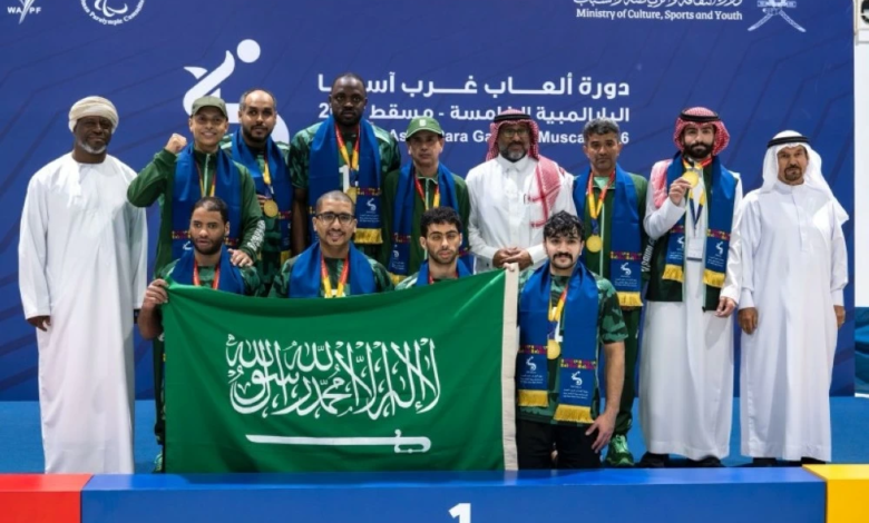 المنتخب السعودي لكرة الهدف يتوج بذهبية غرب آسيا 2026