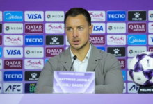 يايسله غير راضٍ عن تعادل الأهلي والوحدة آسيوياً