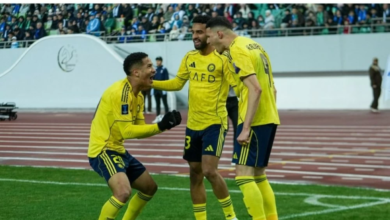 ملخص مباراة النصر واركاداغ: الحمدان يقود العالمي للفوز آسيوياً