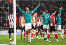 ليفربول يهزم سندرلاند 1-0 بهدف فان دايك في الدوري الإنجليزي