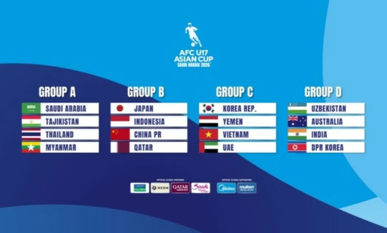 قرعة كأس آسيا للناشئين 2026: مجموعات السعودية والمنتخبات العربية