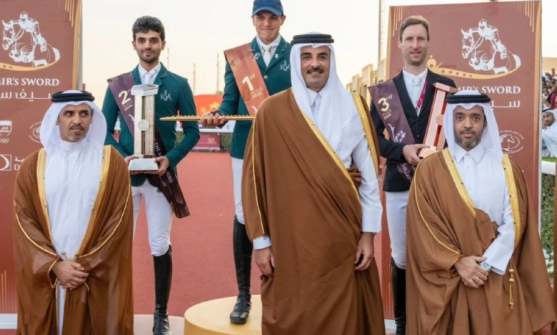 Al Sharbatly crowned champion of the Emir of Qatar's Sword Jumping 2026: Details of the achievement