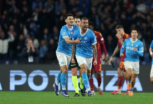 The result of the Napoli vs Roma match in the Italian League (2-2)