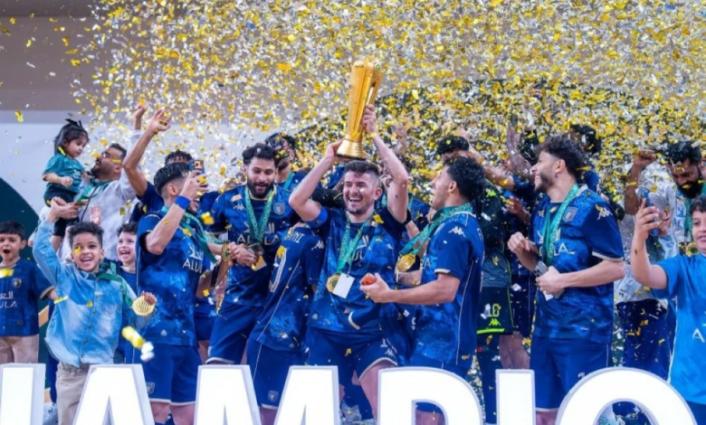 العلا بطل كأس السوبر السعودي للصالات بعد فوز مثير على القادسية