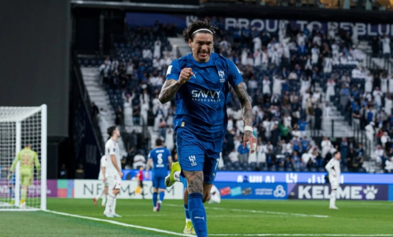 الهلال يهزم الوحدة بثنائية نونيز ويتصدر دوري أبطال آسيا