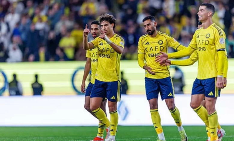 The date of the Al-Nassr vs. Al-Hazm match in the Roshan League and Ronaldo's return