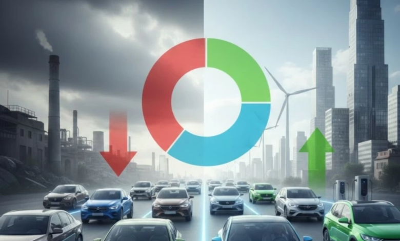 Electric car sales rise in Europe, while gasoline sales decline