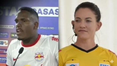 عقوبة مالية وإيقاف للاعب برازيلي أهان الحكمة داياني مونيز