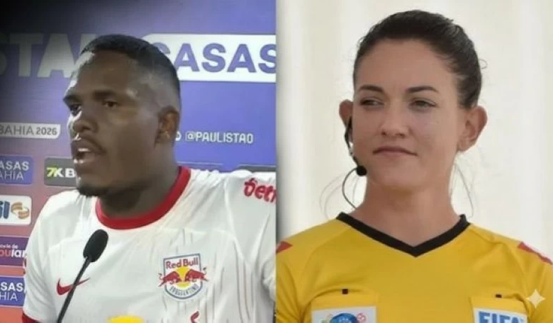 A Brazilian player was fined and suspended for insulting referee Dayani Muniz