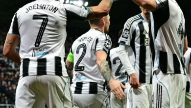 نيوكاسل يهزم كارباغ 3-2 ويتأهل لثمن نهائي أبطال أوروبا