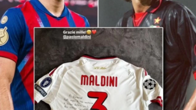 مالديني يهدي قميصه لمدافع برشلونة جيرارد مارتن: القصة الكاملة