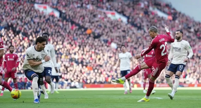 ليفربول يهزم وست هام 5-2 في الدوري الإنجليزي: تفاصيل المباراة والترتيب