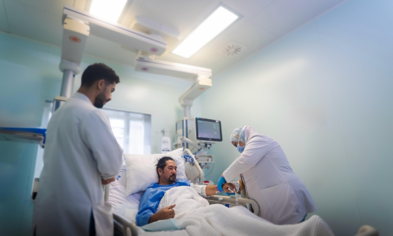 إنقاذ مريض من توقف القلب في مدينة الملك عبدالله الطبية